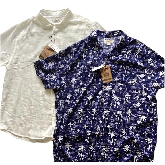 Super Triple Goose XXL Button-Up Shirt Bundle, Tropical Dad Energy, Resortwear - Picture 2 of 15